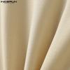 INCERUN Men Front Cross Tops Bandage Sleeveless Casual Loose Tanks Vest