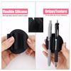 4/8 Set Durable Silicone Pen Holder Handy Writing Tool Storage Holder Convenient Silicone Pen Organizer for Students