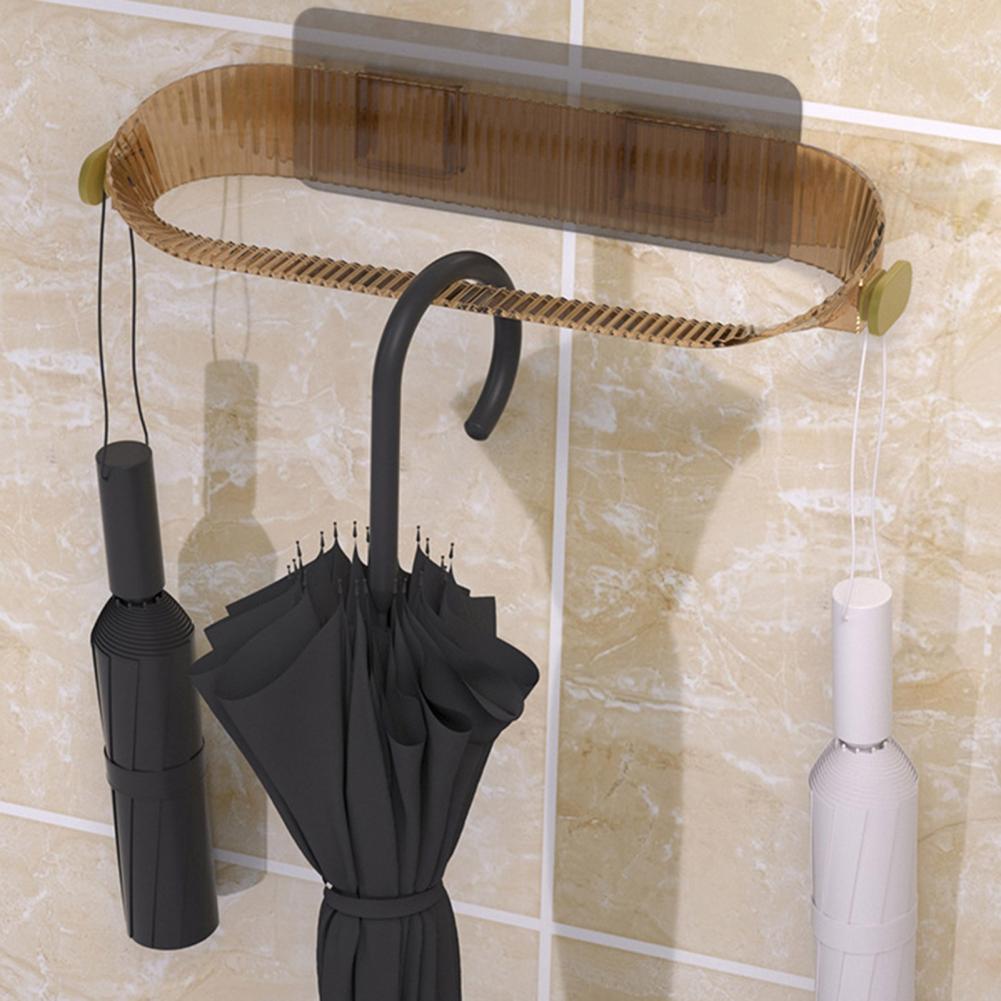 Slippers Wall Holder Flip Flops Organizer Wall-mounted Slippers Organizer with Shoelace Hook Anti-slip Waterproof for Bathroom