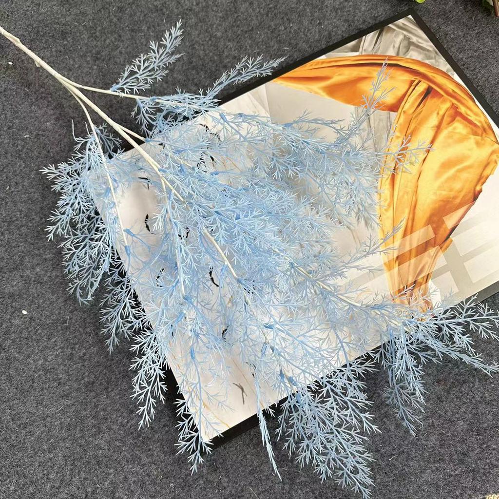 Ice Artificial Flowers , Tail Grass Ceiling Plastic Flowers, Decorative Fake Flowers for Wedding Hall Hotel Home Decoration