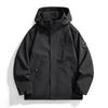 Single Layer Waterproof Windproof Jacket - New Couple Style, Versatile Hooded Coat for Outdoor Activities