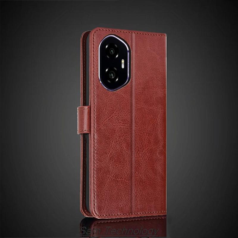 Card Holder Cover Case for Huawei Honor 300 / Honor300 Pu Leather Flip Cover Retro Wallet Phone Case Business Capa Fundas Coque