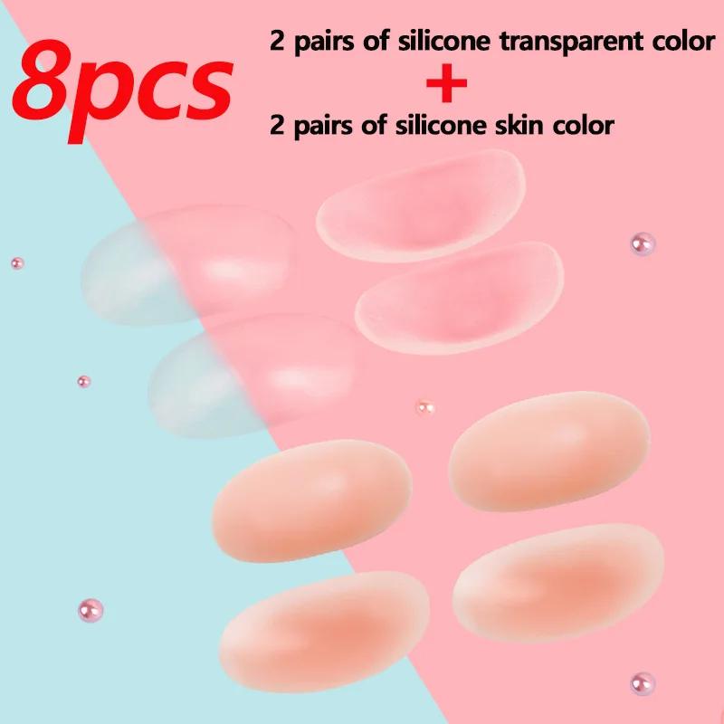 Invisible Detachable Breathable Silicone Shoulder Pad for Woman Shoulder Enhancer Reusable Self-Adhesive Clothing