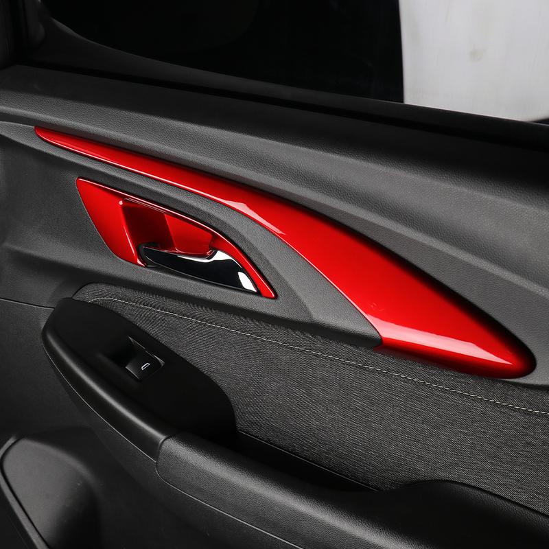 For Chevrolet Trailblazer -2025 LHD 4Pcs Door Bowl Handle Panel Decor Cover Trim Interior Styling Auto Car Accessories