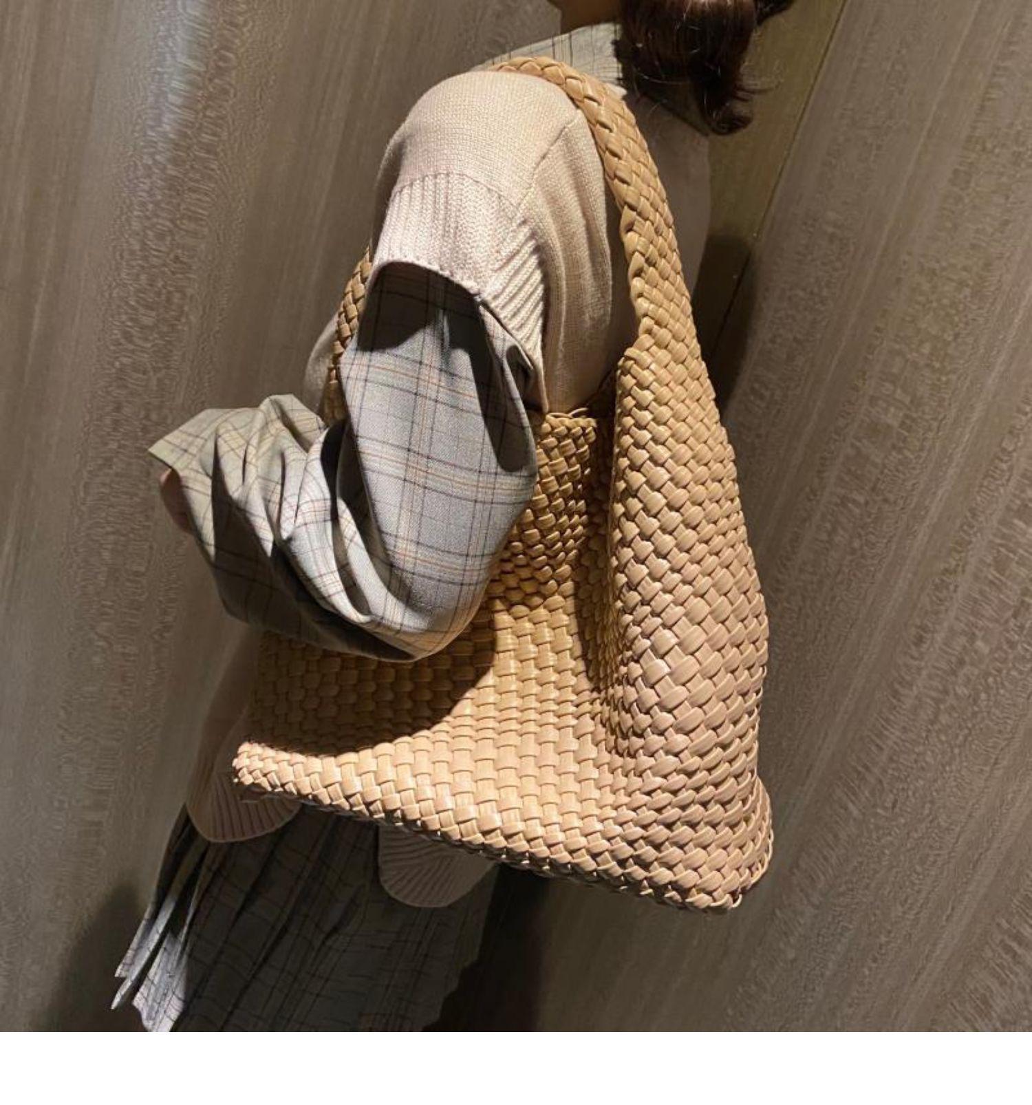 

2024 Высококачественная сумка ручной работы большой вместимости на плечо, сумка-ведро, сумка-мешок для матери и ребенка