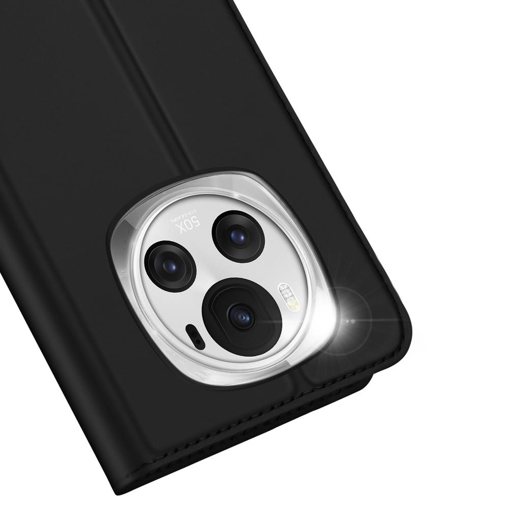 DUX DUCIS Skin Pro Series For Honor Magic6 5G Leather Case Card Slot Phone Stand Cover