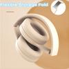 Bluetooth 5.3 Headphones 3.5mm Wired Headsets Over Ear Gaming Earphones Foldable Wireless Earphones with Mic TF/AUX Music Play