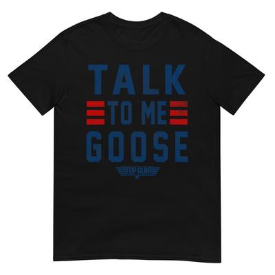 Top Gun Talk To Me Goose Distressed Sleeve TShirt