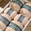 100% Pure Mercerized Merino Wool Yarn, 50g - Medium Thickness for Hand Knitting
