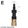 1Pcs 1/4" Water Torch Connector Quick Release Car Washing Accessory  for Karcher for LAVOR for Bosch