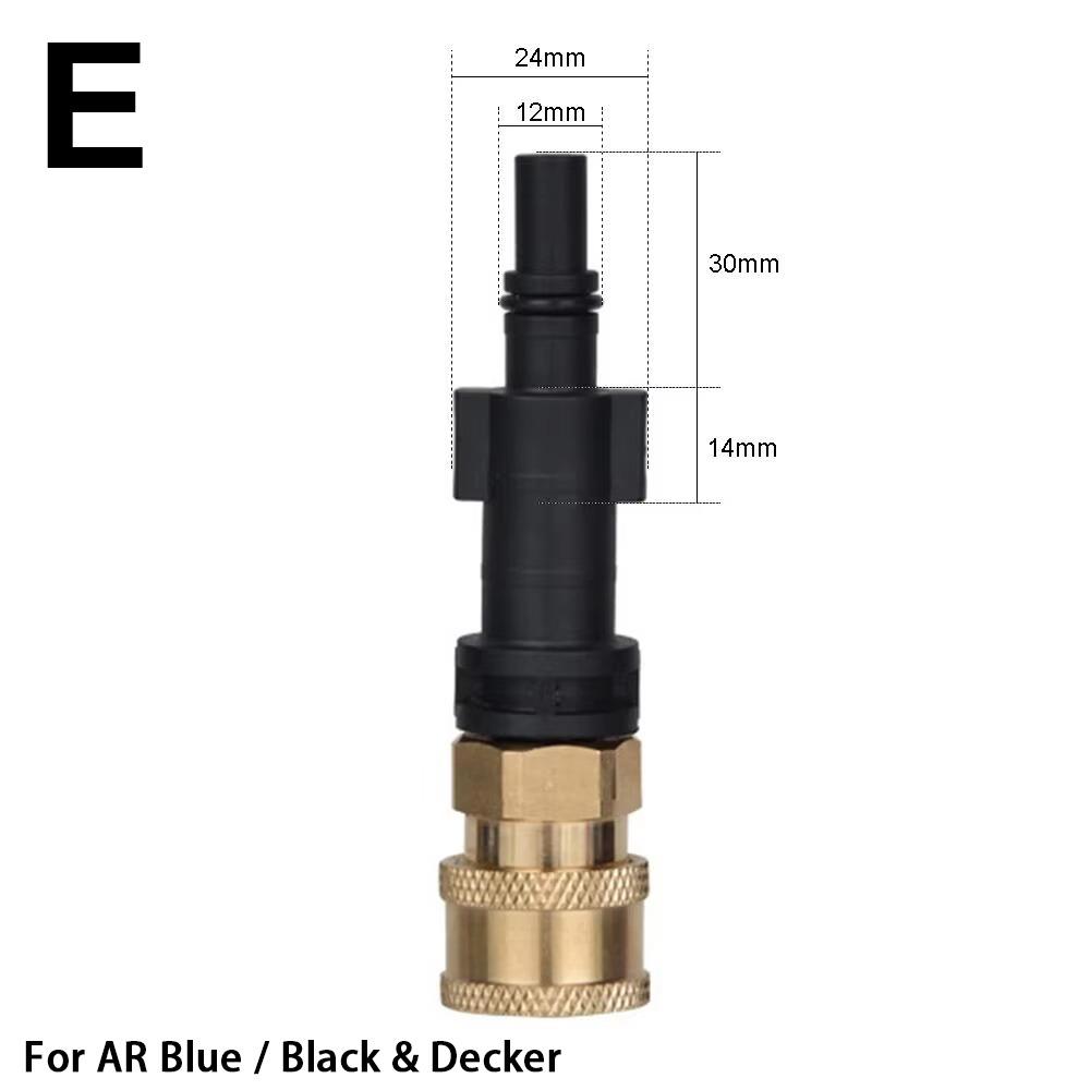 1Pcs 1/4" Water Torch Connector Quick Release Car Washing Accessory  for Karcher for LAVOR for Bosch
