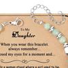 Inspirational Healing Bracelets Gifts for Women, Sunflower Natural Stone Beads Bracelet, Adjustable Cord Jewelry for Birthday, Anniversary Gifts