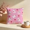 Fluffy Bichon Frise Pattern Cushion Cover Soft Pillow Cases for Home Bedroom Living Room Sofa