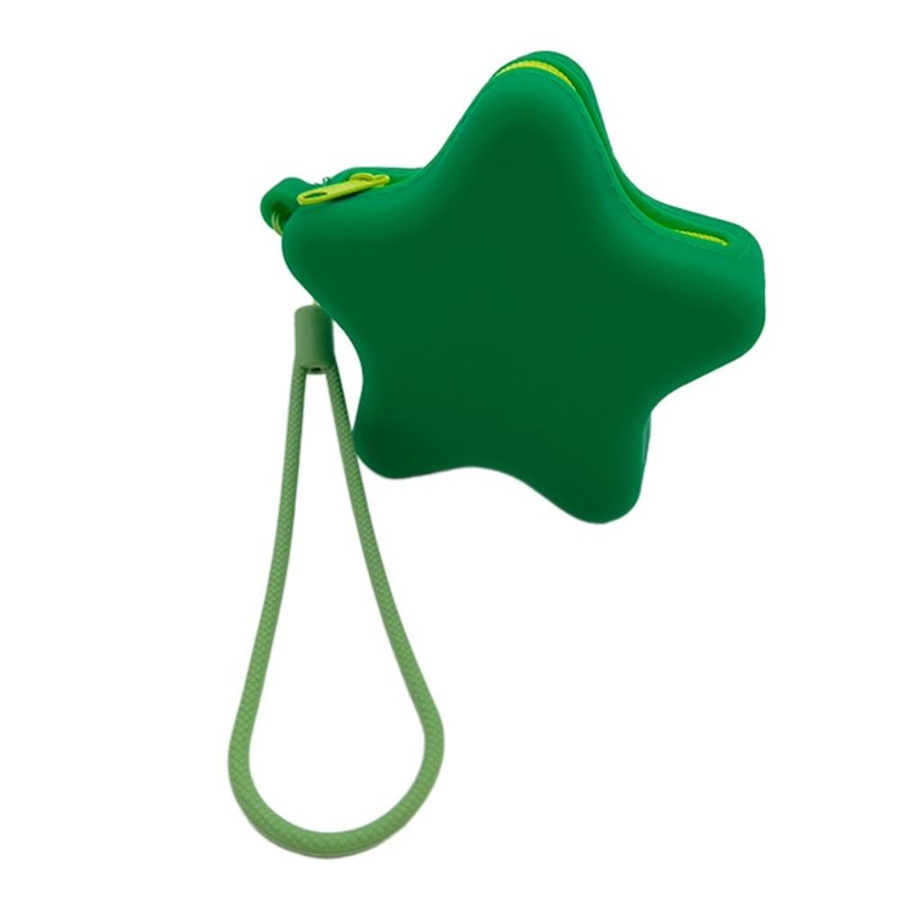 

Multifunctional Silicone Coin Purse Starfish Shape Portable Earphone Bag Zipper Cosmetic Bag Women Girls
