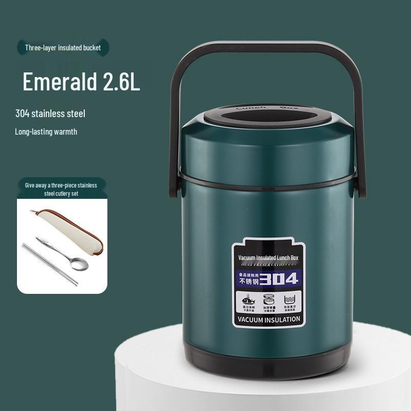 High-Value Insulated Lunch Box: Stylish & Durable 304 Stainless Steel, Ideal for Workers, Students, and Home Use