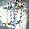 Glass Sunlight Pendant Set, 10 Piece Faceted Accent for Window Display, Party Styling and Home Room Display Use