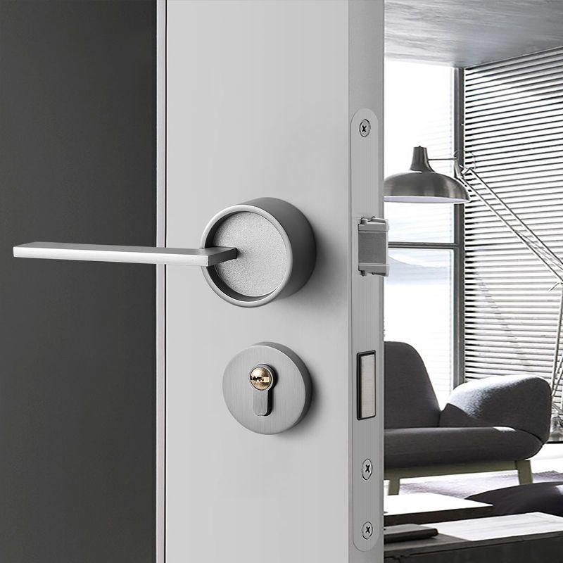 Serrature per Porte in Lega di Zinco Maniglia per Porta della Camera da Letto Stile Nordico Maniglia per Porta Interna Cilindro della Serratura Serratura per Porta Sicura Silenziosa Ferramenta per la Casa