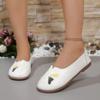 Fashion Women's  PU Leather Shoes, Women's Slip On Walking Shoes, Mother's Butterfly Loafers, Women's Comfortable Flat Shoes