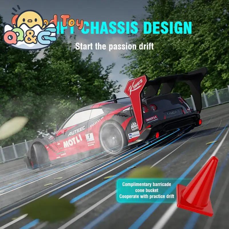 Non-Toxic 4Wd Rc Drift Car 1/14 Radio Controlled Racing Cars 50Km/H High Speed Electric Children'S Racing Vehicle Toys For Children Kids Gifts