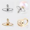 Set of 4 Adjustable Earring Support Backs for Large Earrings Practical Ear Closures Plug Ear Lobe Support Patches