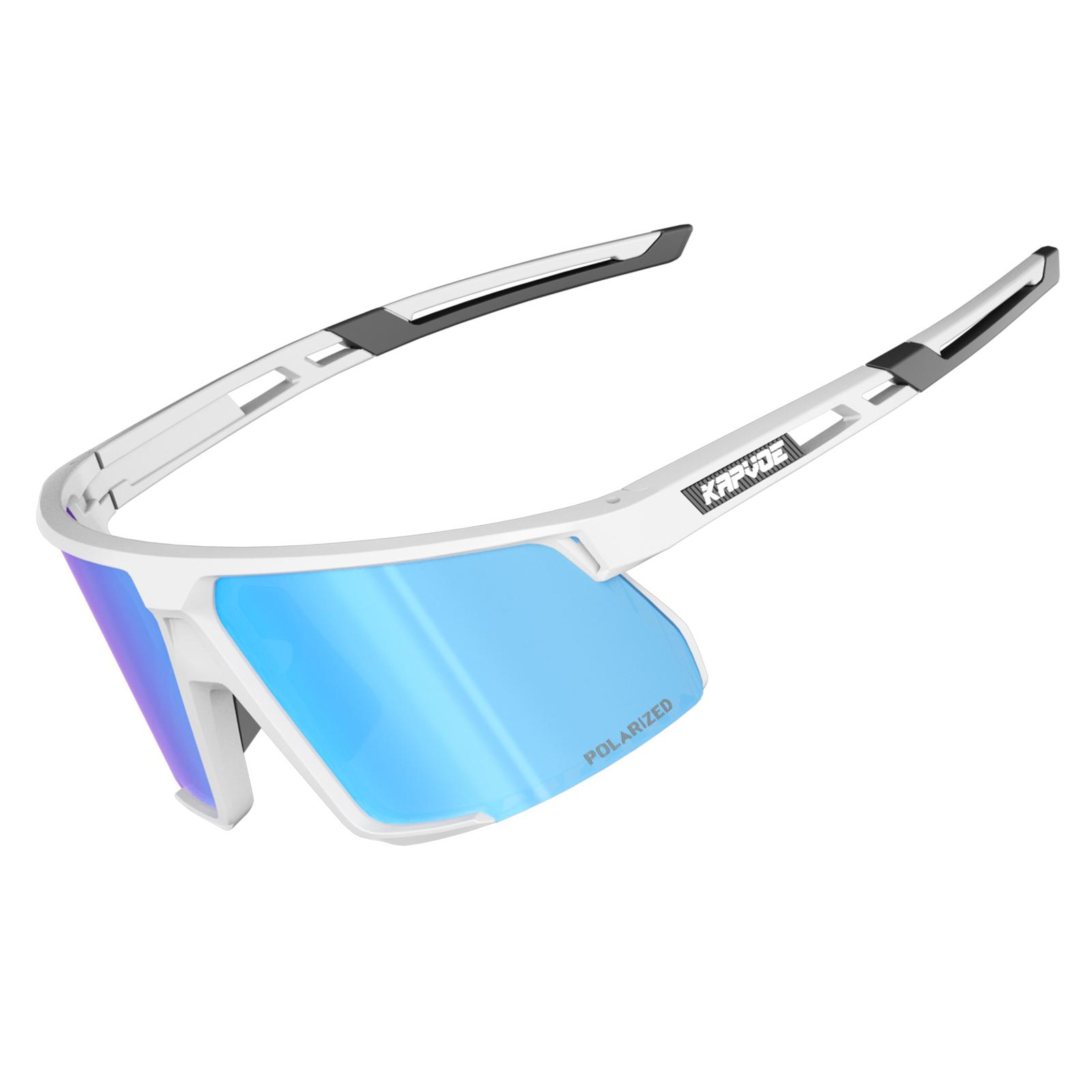 

Kapvoe Cycling Sunglasses Cycling Eyeglasses UV400 MTB Man Sports Bicycle Sunglasses Goggles Outdoor Riding Bike Eyewear Polarized lens