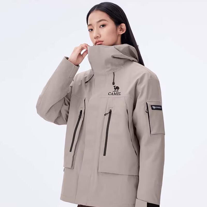 Camel Unisex 3-in-1 Waterproof Outdoor Jacket