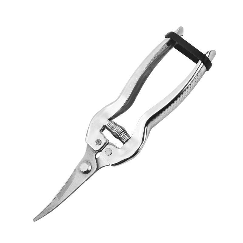 Portable Stainless Steel Pruning Shears Sharp Blades Non-slip Handles for Travel Camping Gardening Plant Pruning