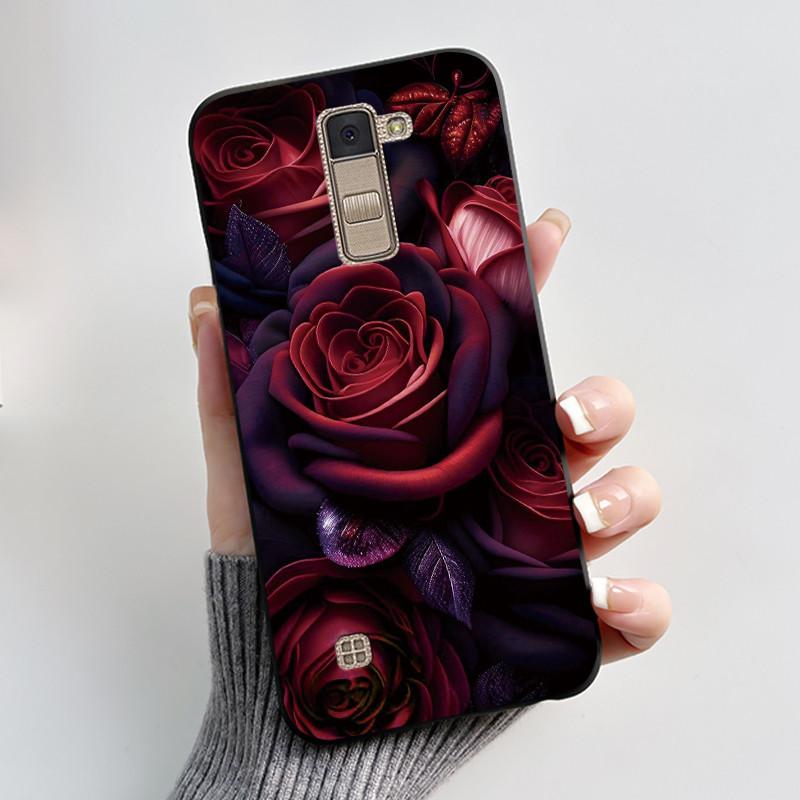 Casing For LG K10 2016 Super-Thin Slim Case Shockproof Bumper Luxury Cute Cool Boys Girls Black Matte Soft Silicone Back Cover