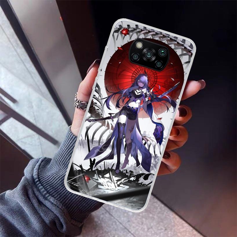 Honkai Star Rail Acheron Phone Case For Xiaomi Poco X5 X6 X7 Pro F7 Ultra M7 Redmi 15C 15 13C 13 12C 12 10 10C 10A 9 9C 9T 9A Co