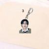 Stray Kids Member Portrait Acrylic Keychain Cute Kpop Idol Bag Pendant Kawaii Clear Key Ring Backpack Charm Fan Support Merchandise Collectible Gift