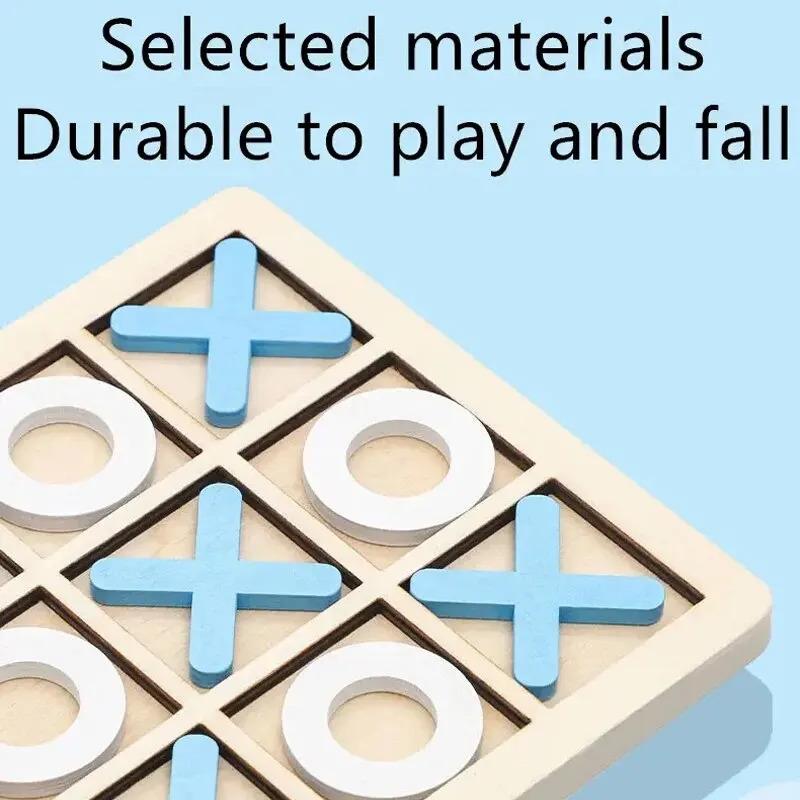1Pc Xo Tic Tac Toe Children Board Game Parent-Child Interactive Logic Thinking Fun Game Children Puzzle Toys Gaming Gift