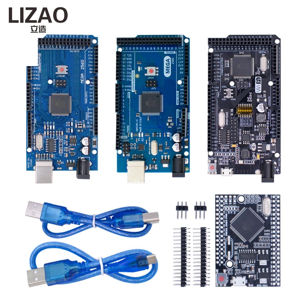 LIZAO MEGA 1161 R1 (ATmega1161-16AU CH111G) Carte de Développement AVR USB Carte de Développement MEGA1161 PRO Pour WArduino Carte d'Extension Kit DIY