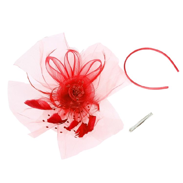 Graceful Wedding Fascinator Hat Headwear Vintage Delicate Meshes Headgear for Weddings and Teas Party Outfits