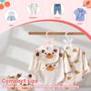 12 Stück Perlenbügel Kinder mit exquisitem Design Kleine Perlen Schleife Kleiderbügel für Säuglings-Baby Mädchen Jungen