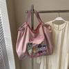 Stylish Large Capacity Embroidered Tote Bag for Women - Versatile, High-End Feel, Perfect for Casual Outings and Single Shoulder Wear.