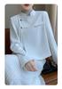 2024 Early Spring Chinese Style Silk Satin Petite Suit Jacket