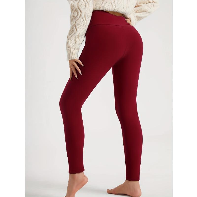 Women's Winter Warm Thickened High-Waisted Leggings  Stretchy SlimSheer Opaque Fabric for Cold Weather  Winter Leggings for Women Warm