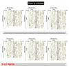 2pcs,2D Plane Printing Popular Curtains Floral Harmony(1) Versatile Polyester (without Rod) Festive Perfect for Bedroom Living