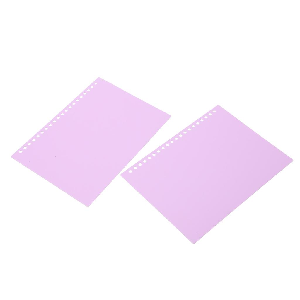 20 Sheets Loose Leaf Binding Cover 20 Holes Flexible PP Plastic Loose Leaf Presentation Binding Case