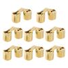 8 Pcs 18 Mm Brass Hidden Barrel Hinges - Invisible Concealed Furniture Hinges for DIY Jewelry Box, Cabinets & Secret Doors