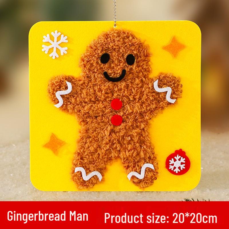 Cartoon Wool Embroidery Kit: Creative DIY Sewing for Kids Aged 3-6