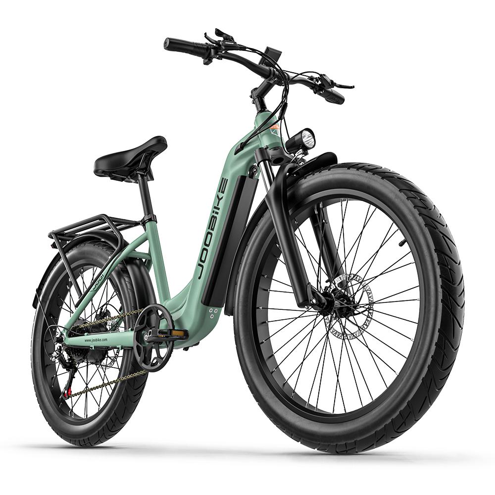 JOOBIKE JOO1 Adult All Terrain Electric Bicycle With TowSeat 1000W Motor 48V17.5AH Battery Off-Road Electric Bike 26 Inch Fat Tires E-Mountain Bike