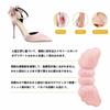 MonikaSun Heel Pads, Prevents Slip-Outs, Prevents Blisters, Adjusts Size, Anti-Slip, Pain Relief, Heel Protection Pads, Half Heel Cord Pads, Prevents