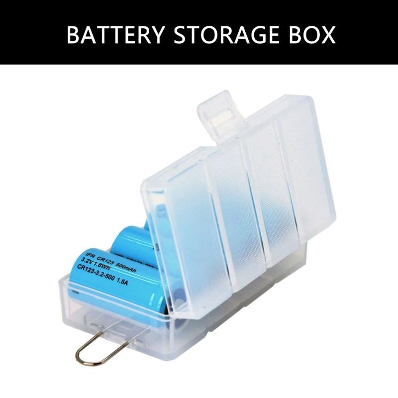 Small Battery Holder 16340/CR123/CR2 Batteries Organizers, Sealed Waterproof Holder Prevents Dust and Moisture