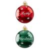 2pcs 60cm Inflatable Christmas Balls Outdoor Yard Large PVC Inflatable Balls Set XMAS Ornaments Christmas Party Decorations 2025