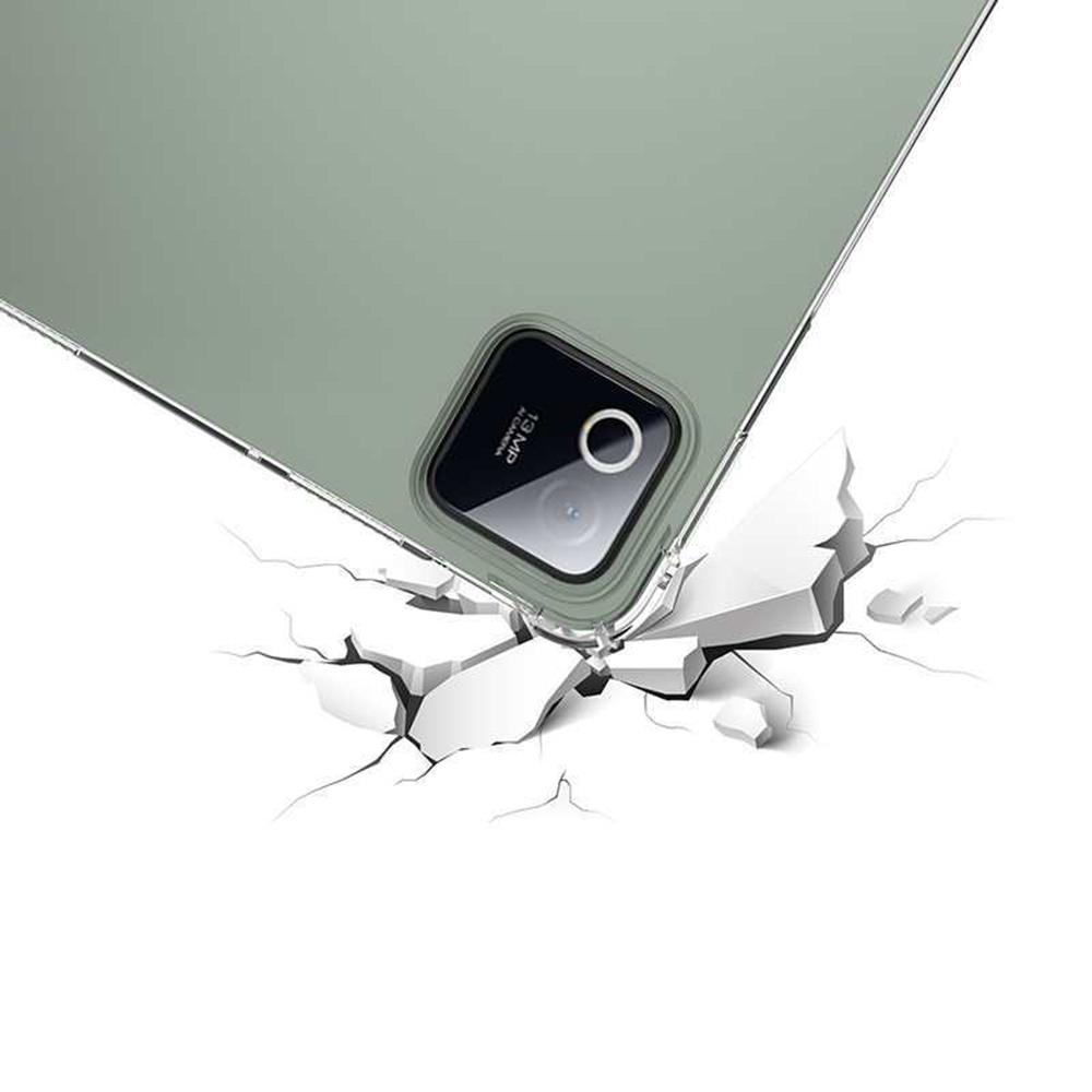 For Xiaomi Pad 8/8 Pro Case TPU Drop-Resistant Clear Tablet Cover + Tempered Glass Screen Film