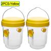 5/1PCS Reusable Wasp Trap Outdoor Hanging Transparent Insect Catcher Boxes Household Garden Farm Protector Pest Control with Lid