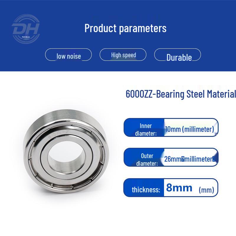Precision Stainless Steel Ball Bearings: Deep Groove 6007, 6008, Miniature 6003