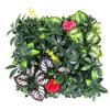 DIY Artificial Plant Wall Panel Sunflower Artificial Fern Grass  Background Wall Decoration