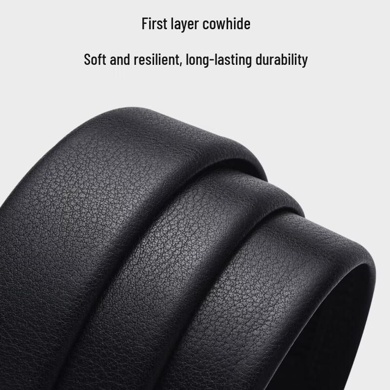 Pierre Cardin Men's Genuine Leather Automatic Buckle Belt